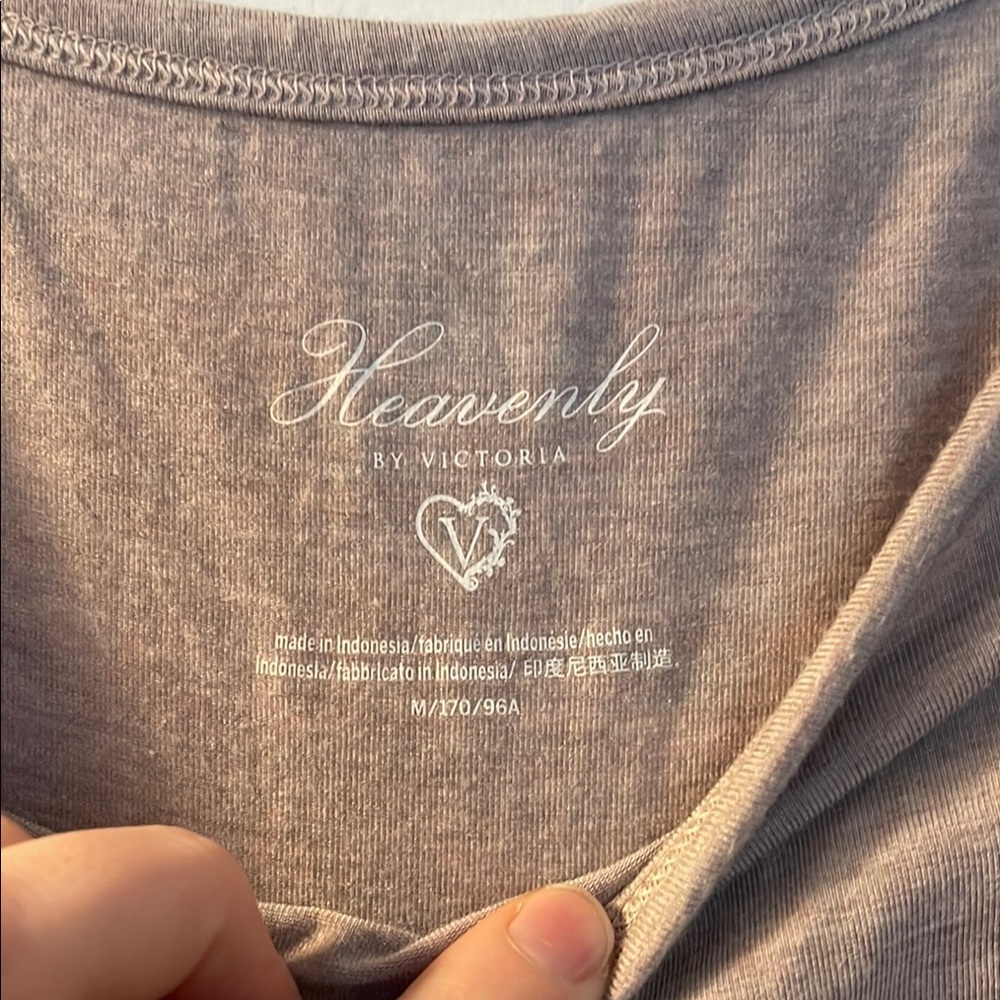 Heavenly by Victoria Light Purple Crop Top with Tie in the back - Picture 2 of 3